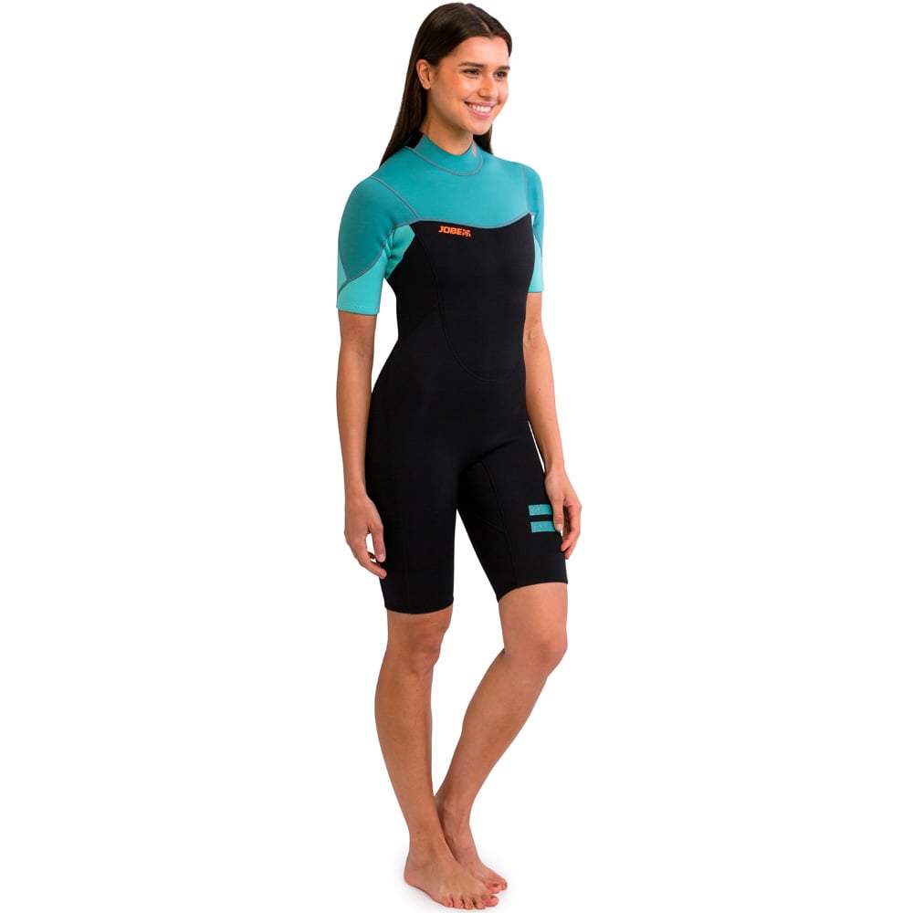 Jobe Sofia shorty 3/2mm  Vintage Teal dames wetsuit 2