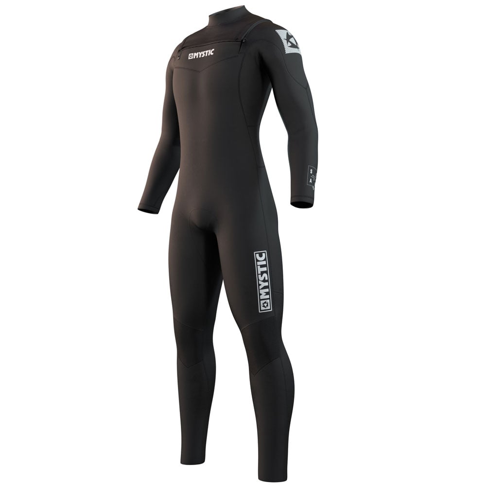 Star Fullsuit 4/3mm dubbele borstrits Zwart heren wetsuit