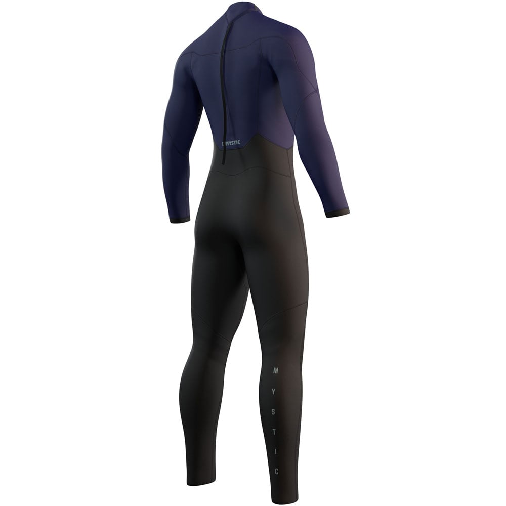 Mystic Star Fullsuit 5/3mm rugrits Night blauw heren wetsuit 2