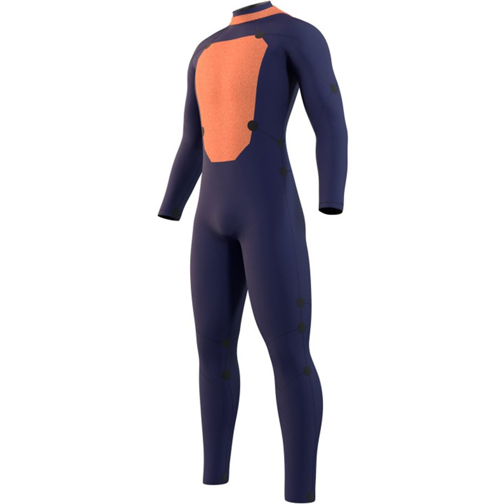 Mystic Star Fullsuit 5/3mm rugrits Night blauw heren wetsuit 3