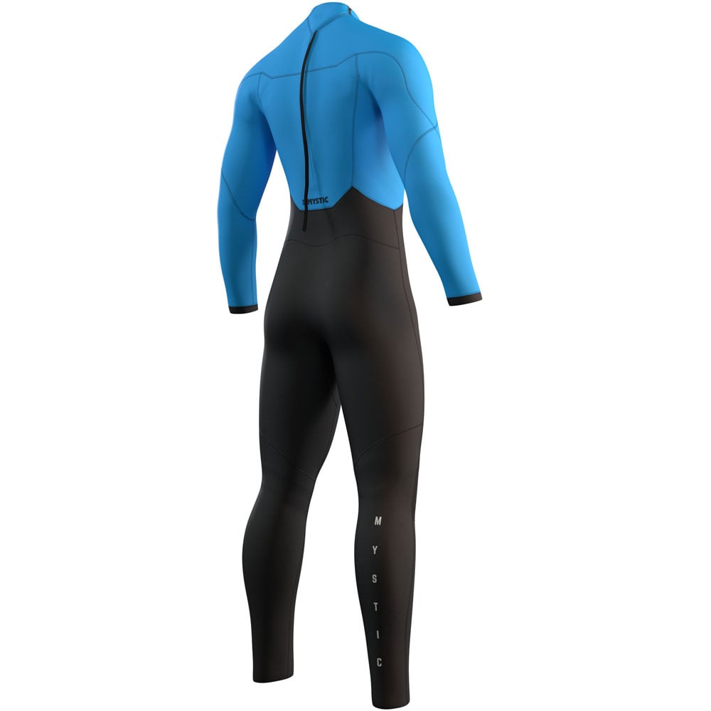 Mystic Star Fullsuit 4/3mm rugrits blauw heren wetsuit 2