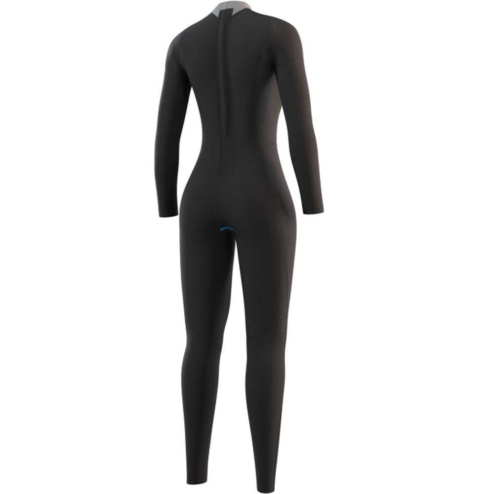 Mystic Brand Fullsuit 3/2mm rugrits Flatlock dames Night blauw 4