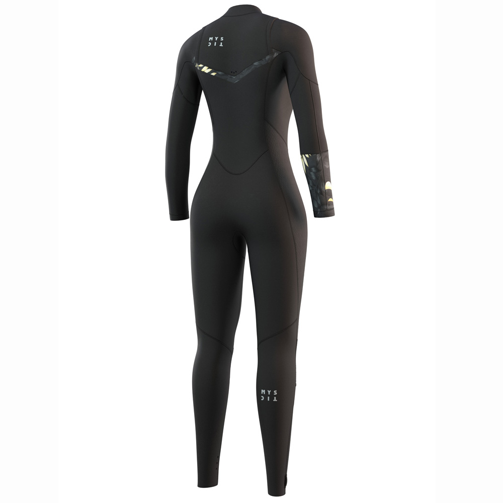 Mystic Dazzled fullsuit 5/3mm dubbele borstrits dames zwart 2