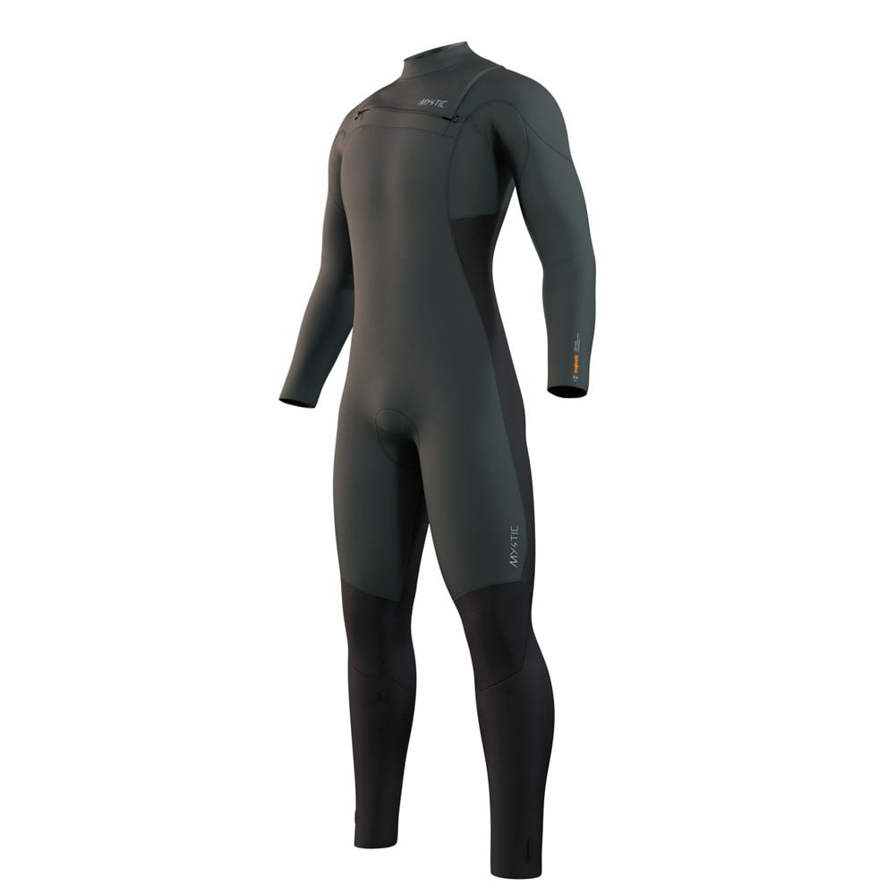 Mystic Majestic fullsuit wetsuit heren 5/4mm borstrits Cypress groen 1