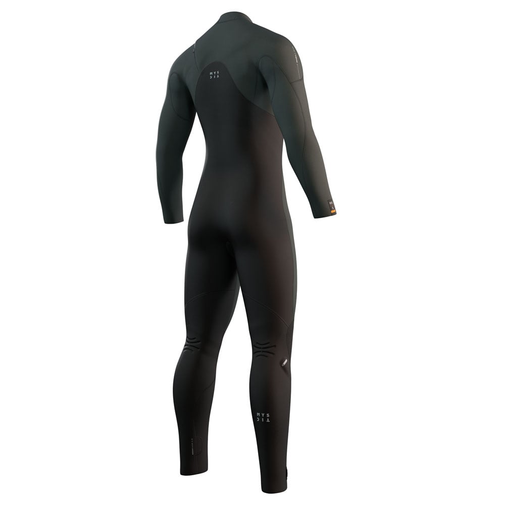 Mystic Majestic fullsuit wetsuit heren 5/4mm borstrits Cypress groen 2