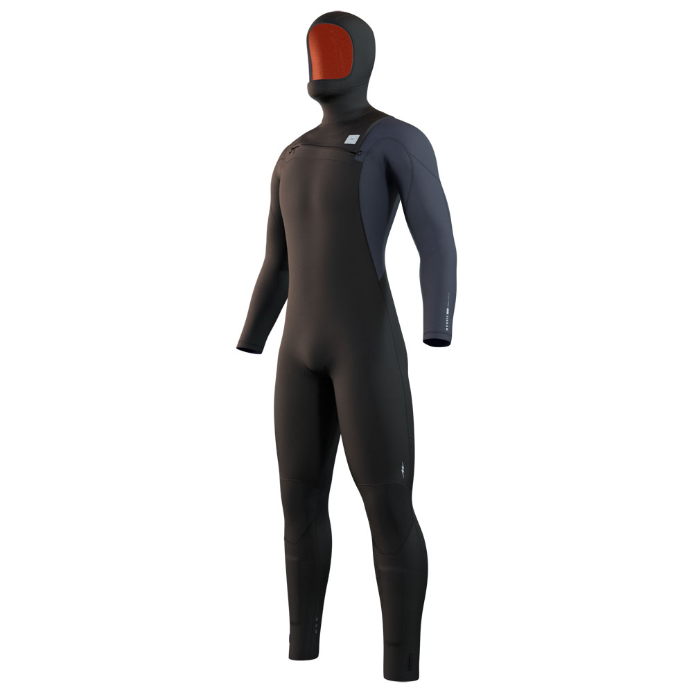 Mystic Marshall Hooded fullsuit wetsuit heren 5/3mm borstrits zwart 1