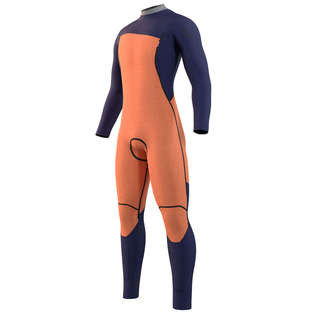 Mystic Marshall fullsuit wetsuit heren 4/3mm borstrits zwart 3