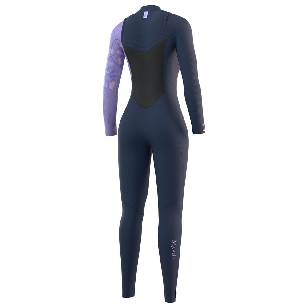 Mystic Jayde fullsuit wetsuit 5/4mm dubbele borstrits dames navy blauw 2