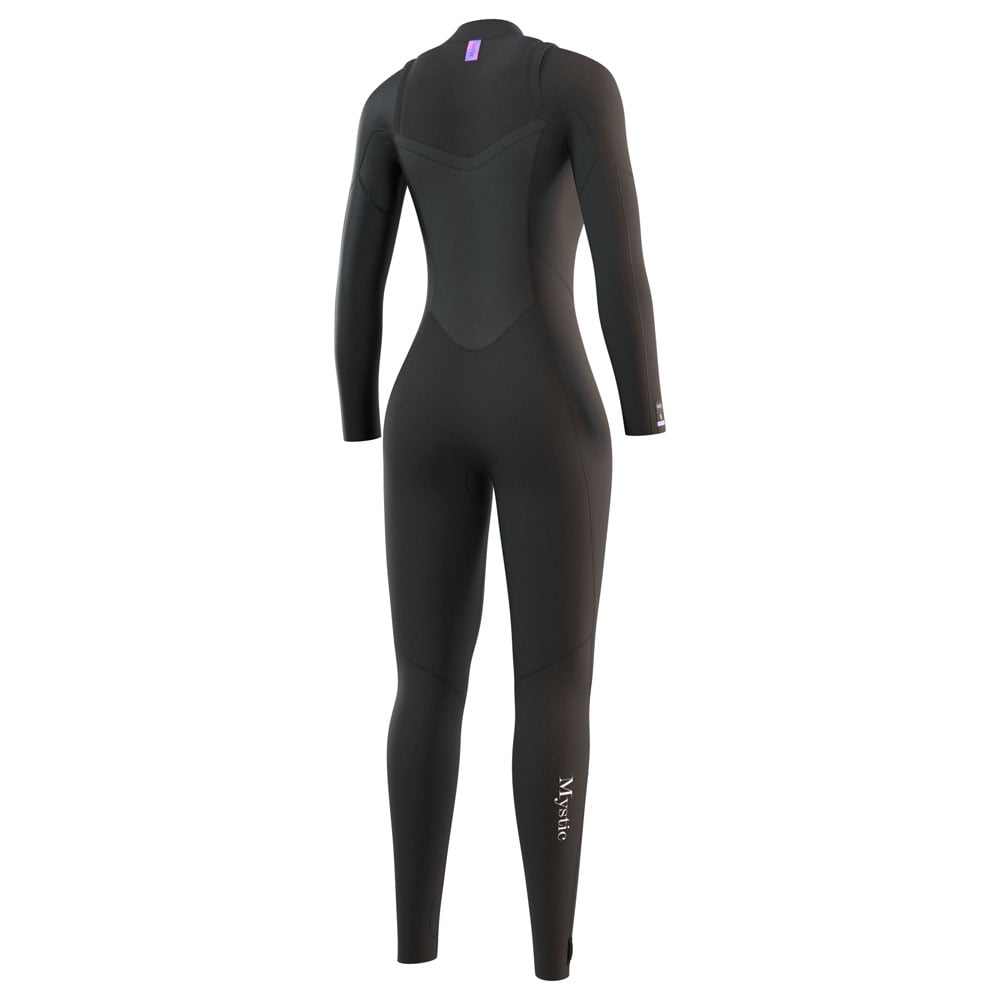 Mystic Jayde fullsuit wetsuit 4/3mm dubbele borstrits dames zwart 2