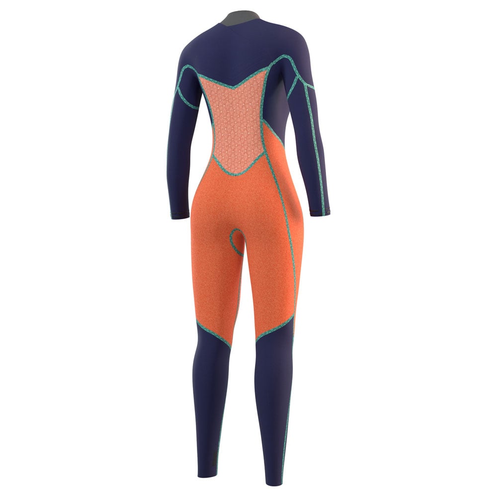 Mystic Jayde fullsuit wetsuit 4/3mm dubbele borstrits dames zwart 4