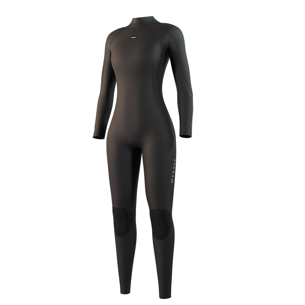 Haven fullsuit wetsuit 5/3 mm rugrits dames zwart