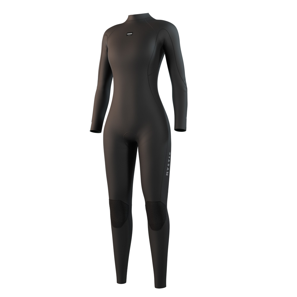 Haven fullsuit wetsuit 4/3 mm rugrits dames zwart