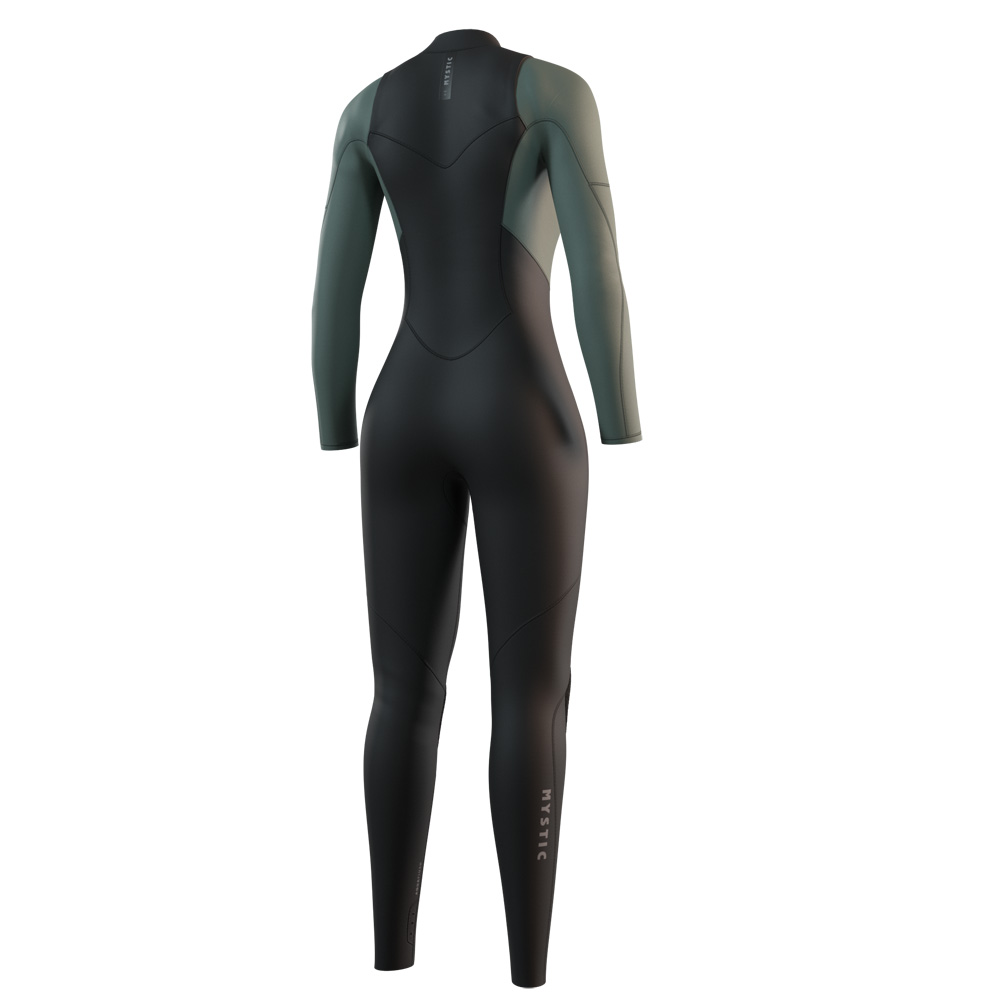 Star fullsuit wetsuit 5/3 mm borstrits dames groen