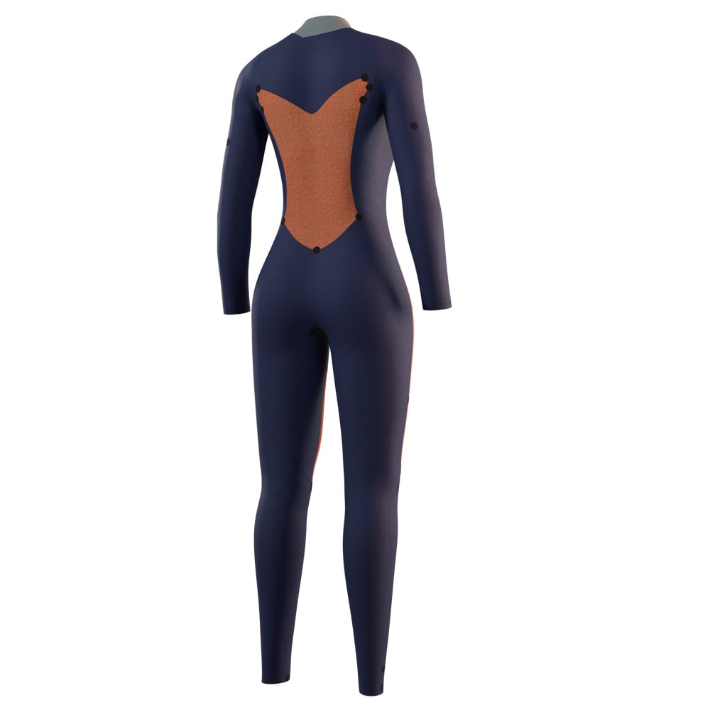 Mystic Star fullsuit wetsuit 5/3 mm borstrits dames groen 4