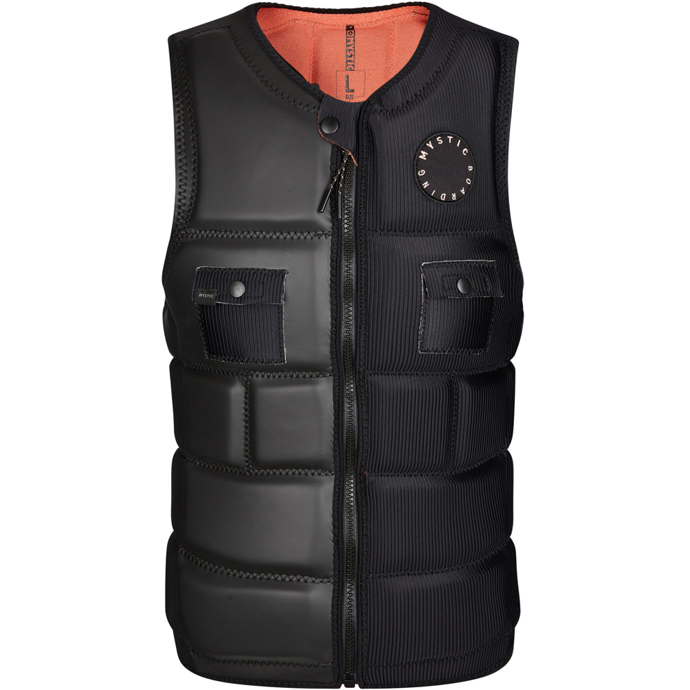 Mystic VOLTT Impact Vest borstrits Wake Zwart 1