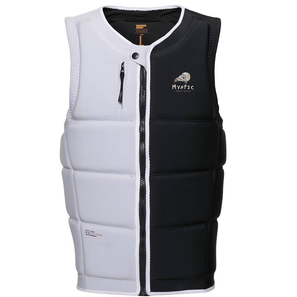 Mystic Peacock Impact Vest heren zwart/wit 4