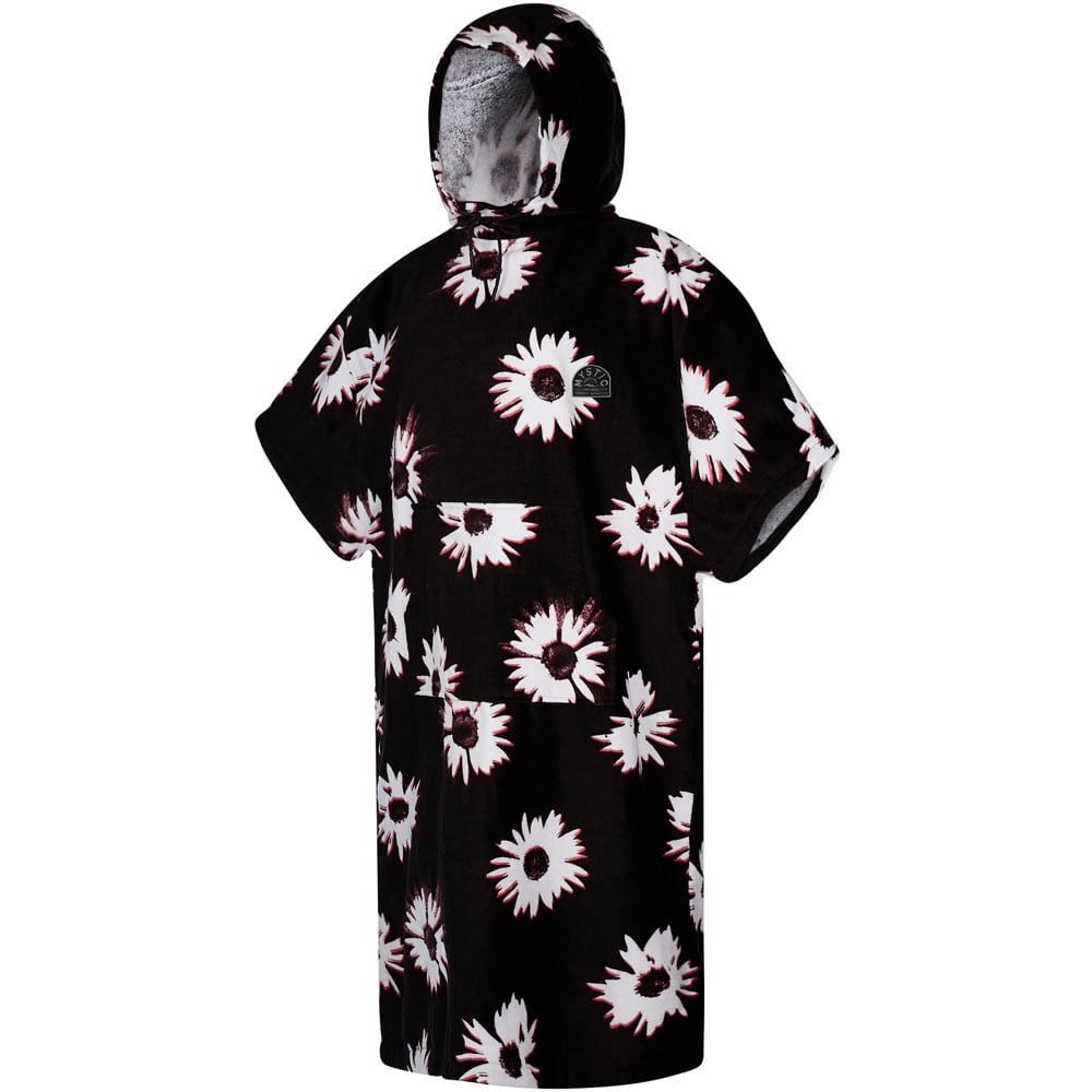 Mystic Poncho Velour zwart/wit 4