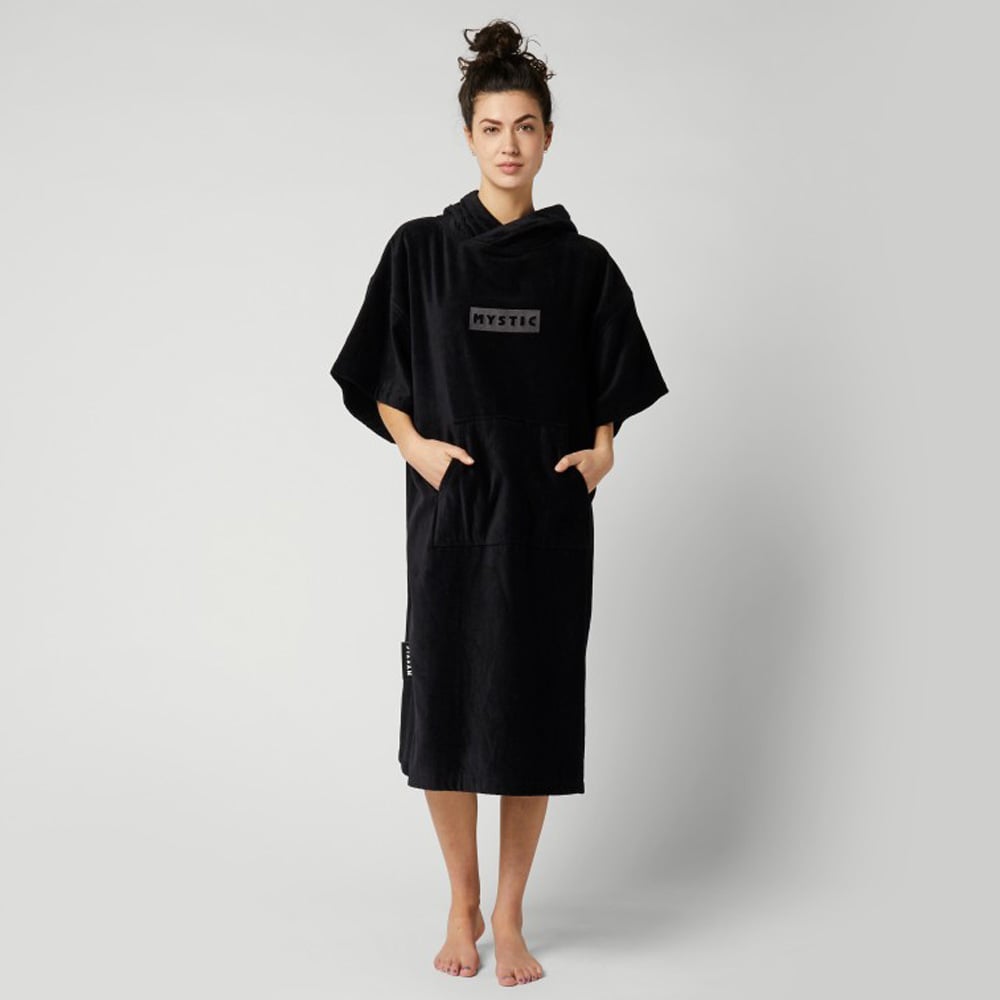 Mystic Cotton Deluxe poncho zwart 5