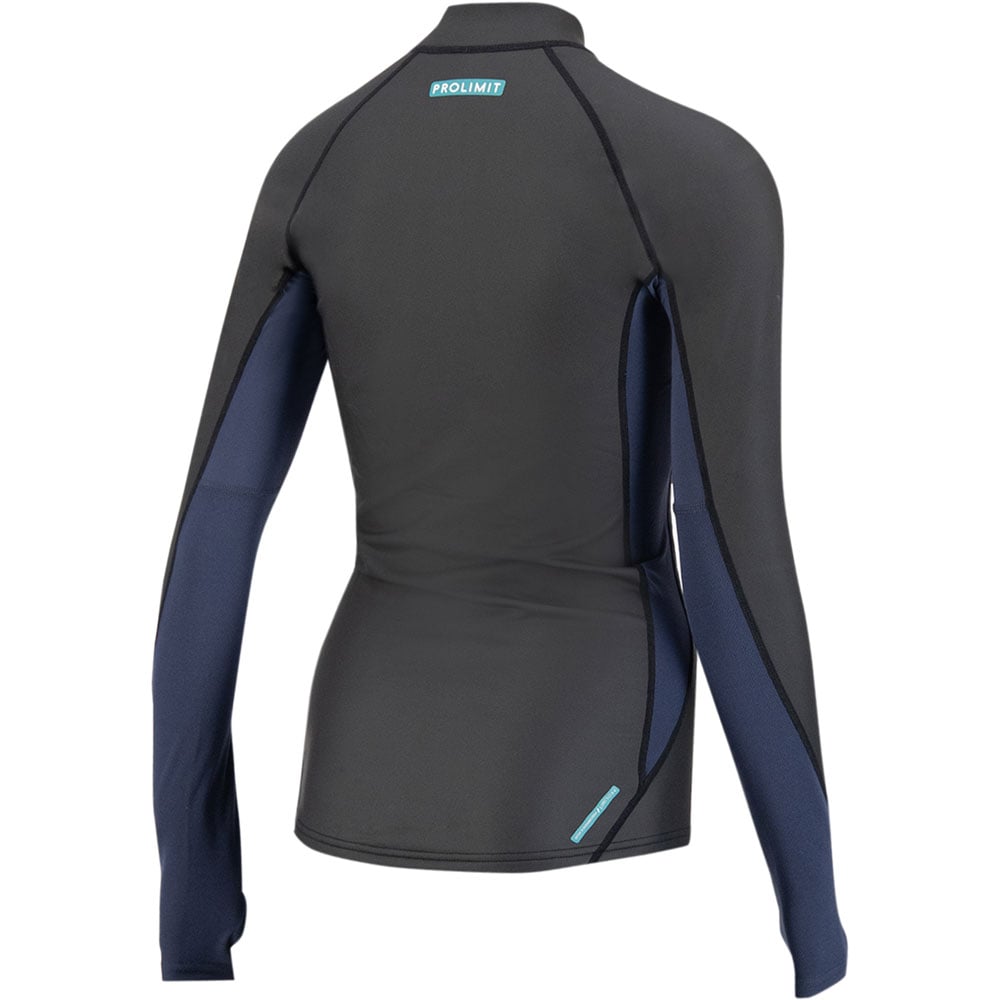 Sup top dames loosefit 1.5mm zwart/navy