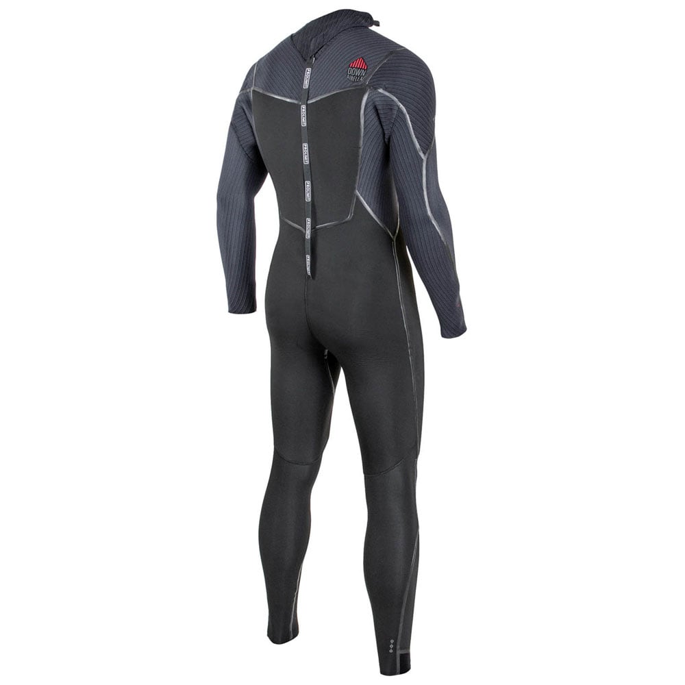 Predator steamer DownAirflex 6/4 mm rugrits zwart wetsuit heren