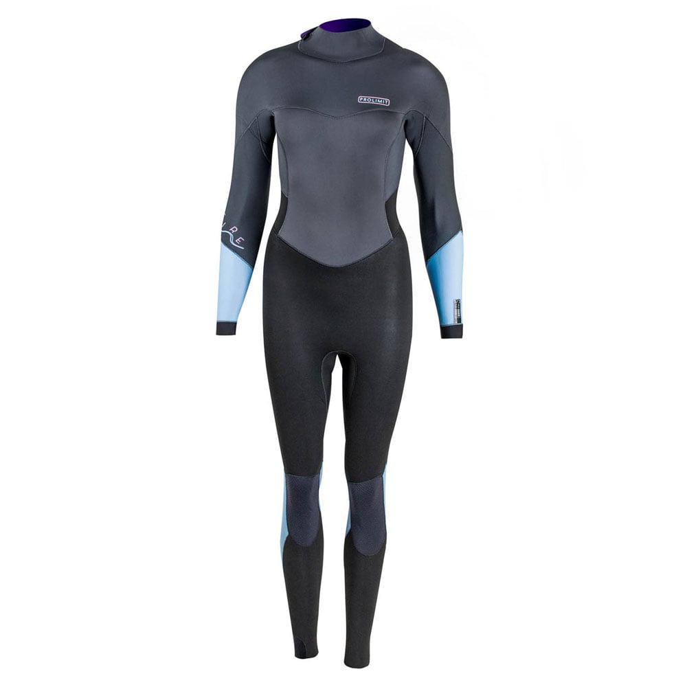 Prolimit Fire steamer 5/3 mm rugrits grijs wetsuit dames 1