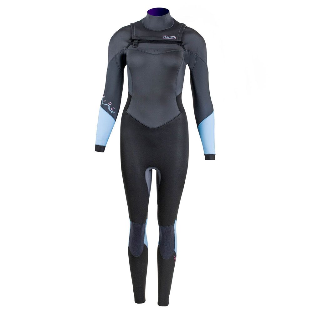 Fire steamer Freezip 4/3 mm borstrits grijs wetsuit dames