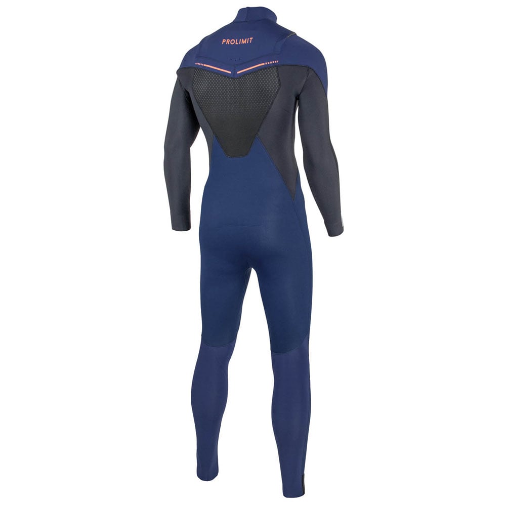 Prolimit Fusion steamer Freezip  5/3 mm borstrits navy wetsuit tiener 3