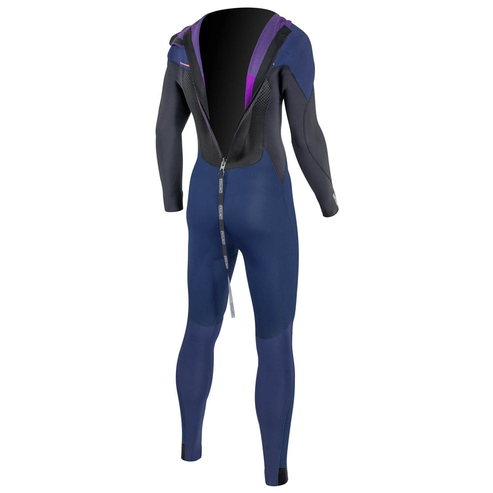 Prolimit Fusion steamer 3/2 mm rugrits navy wetsuit heren 4