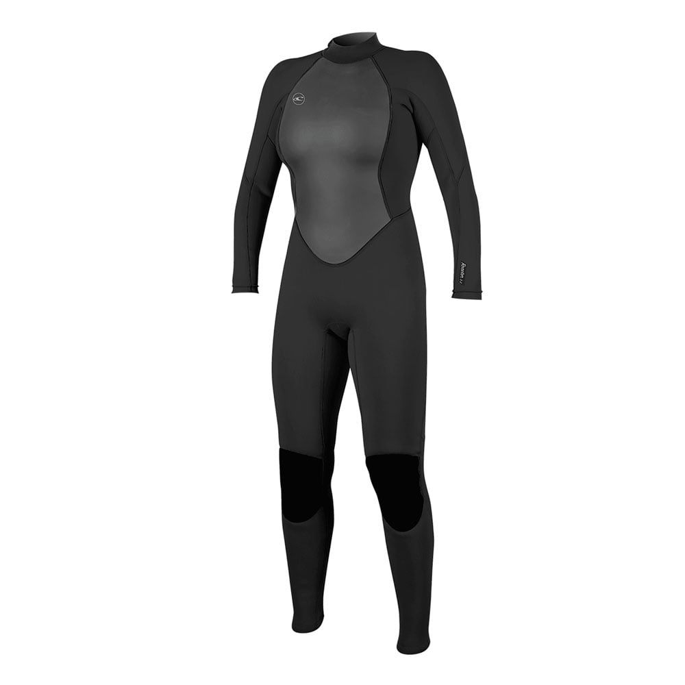 Oneill Reactor-2 3/2mm rug rits fullsuit dames zwart 1