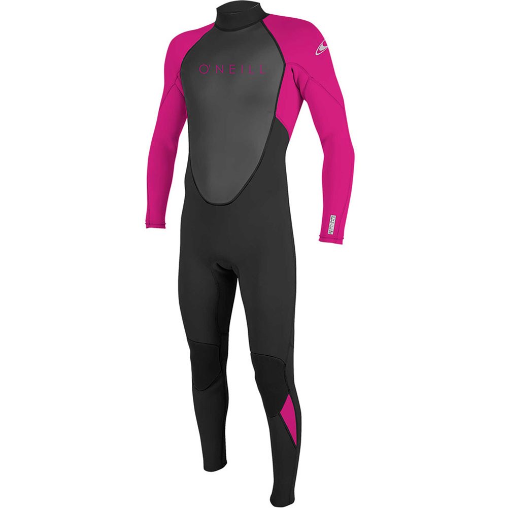 Oneill Reactor-2 3/2 rug rits fullsuit kinderen zwart/roze 1