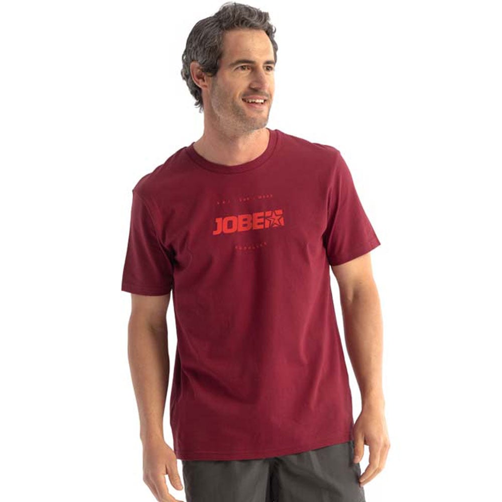 casual t-shirt burgundy