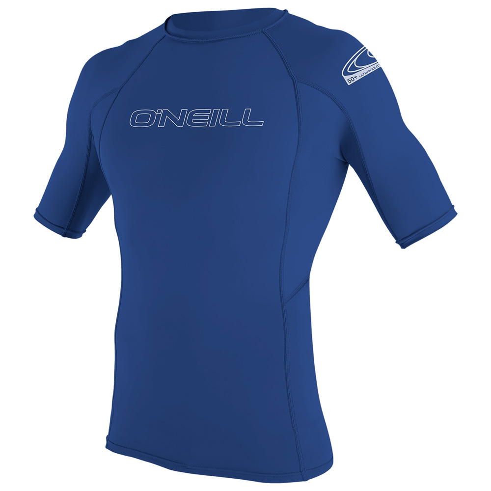 Oneill korte mouwen rash guard heren blauw