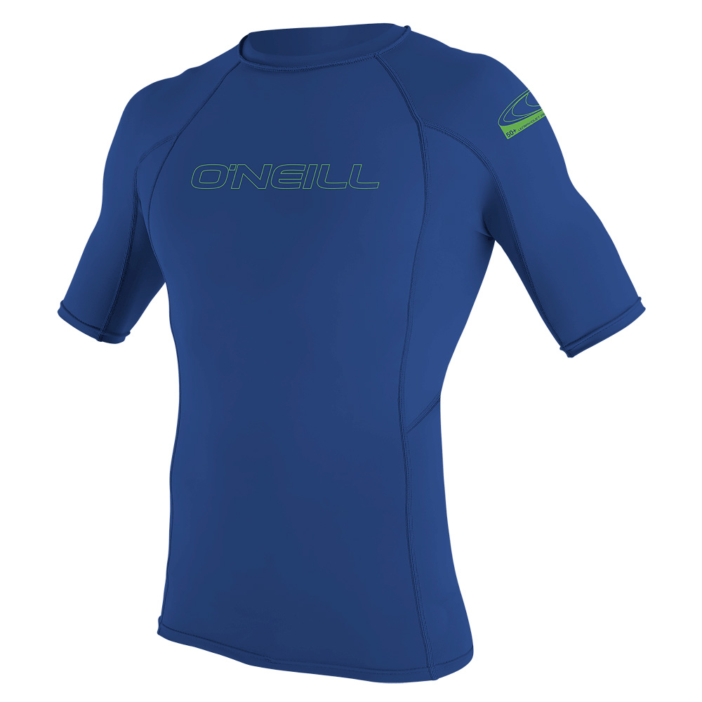 Oneill korte mouwen rash guard kind blauw