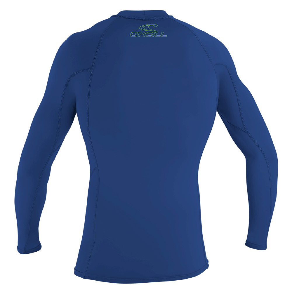 Oneill lange mouwen rash guard kind blauw