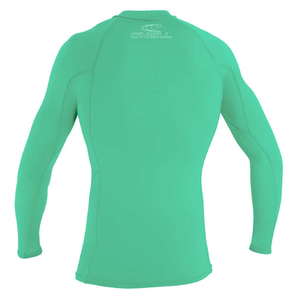 Oneill lange mouwen rash guard kind aqua blauw