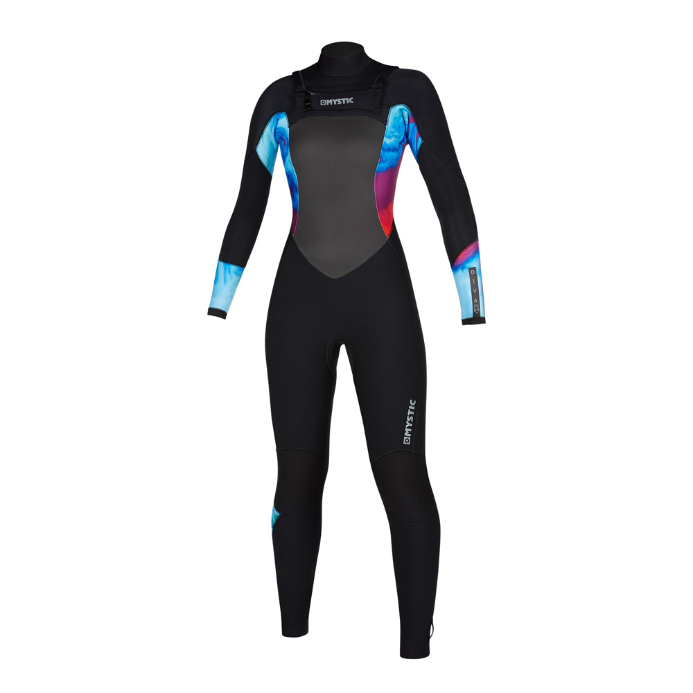 mystic Fullsuit 3/2mm dubbele borstrits dames wetsuit - | wetsuits